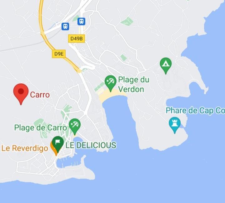 Bel Appartement Avec Terrasse - Plage De Carro A Pied Martigues Buitenkant foto
