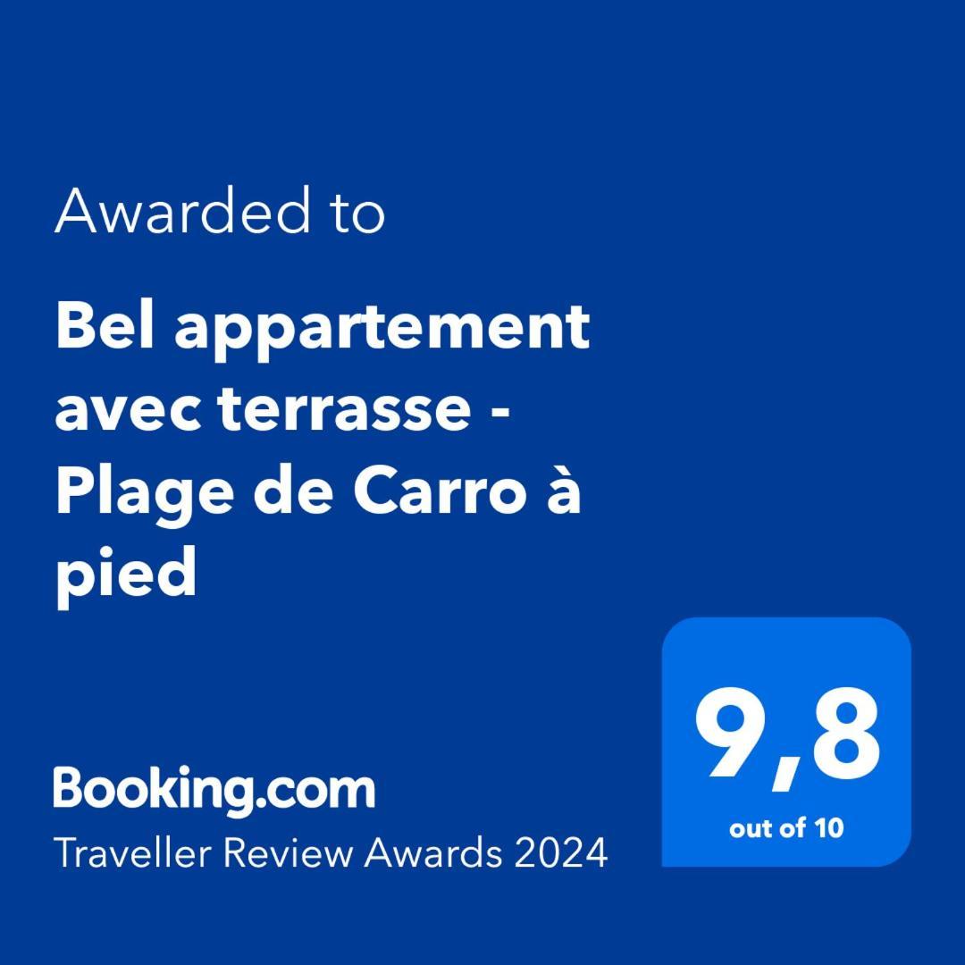 Bel Appartement Avec Terrasse - Plage De Carro A Pied Martigues Buitenkant foto